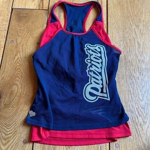 Reebok Team Apparel Patriots racer back tank